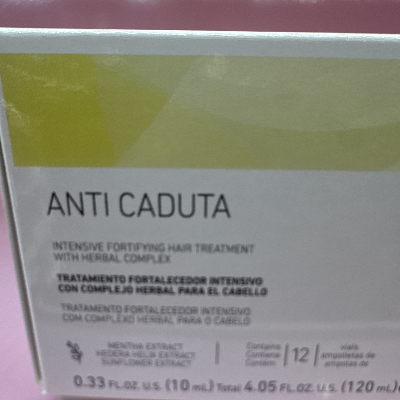 Tec Italy Anti Caduta Intensive Fortifying Hair Treatment Repair 12 x 10 mL