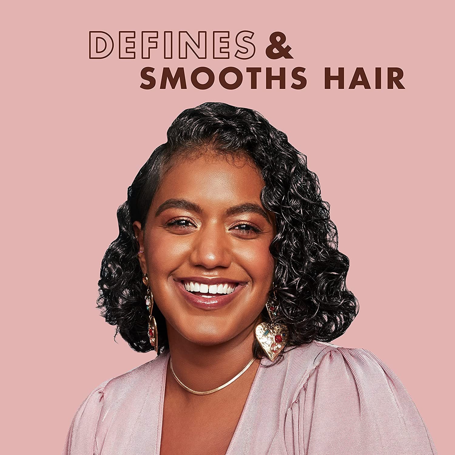 Brand, Hair Styling Gel Coconut And Hibiscus Thick, Curly Hair (15 Oz)