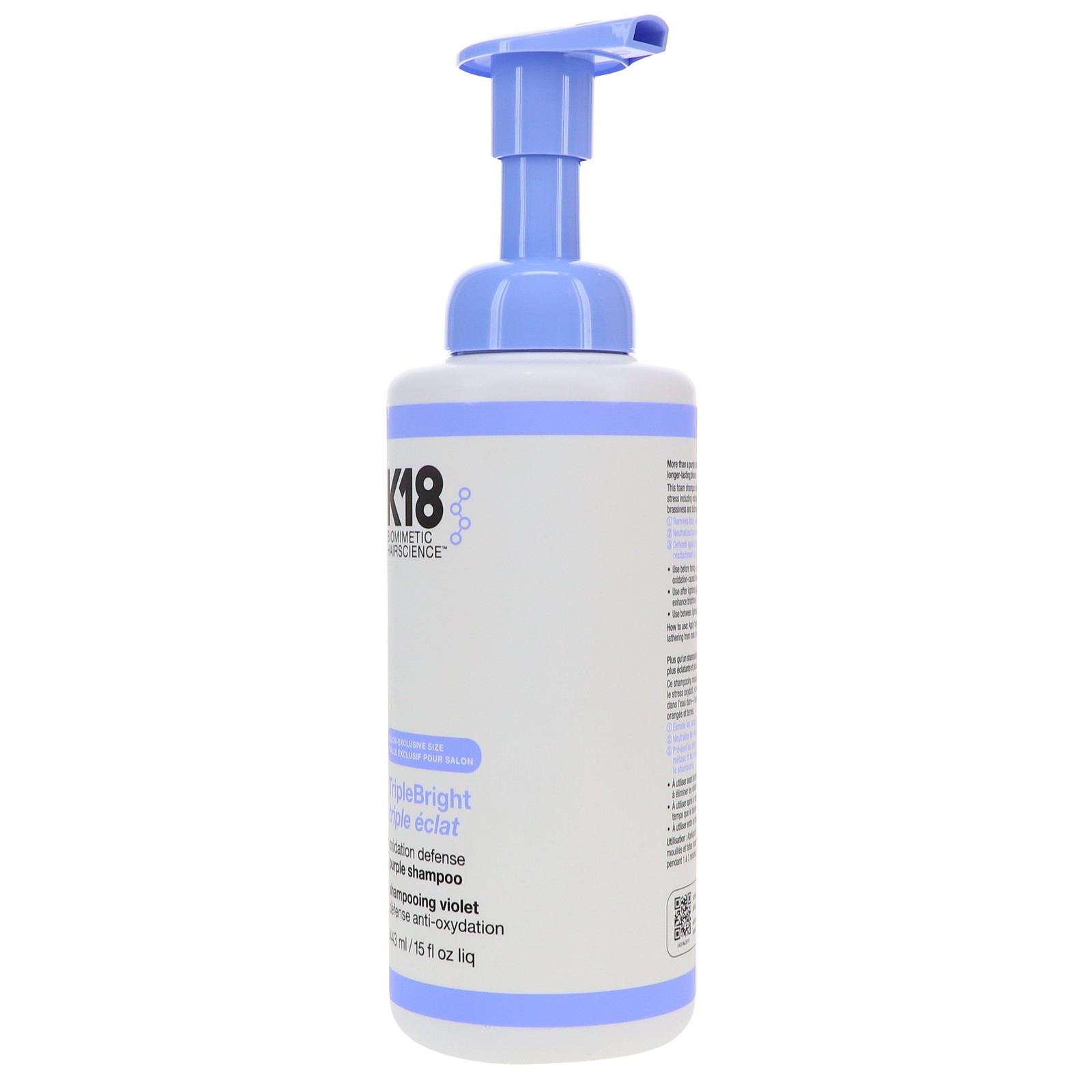 K18 TripleBright Oxidation Defense Purple Shampoo 15 oz