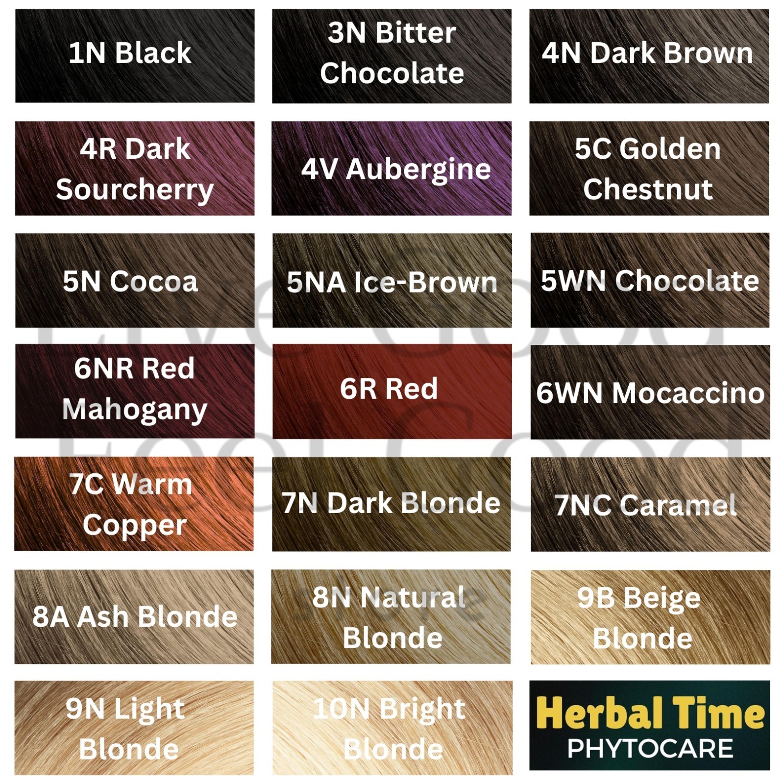 Permanent Hair Dye Ammonia & PPD Free Natural Hair Colour Herbal Time Colorant