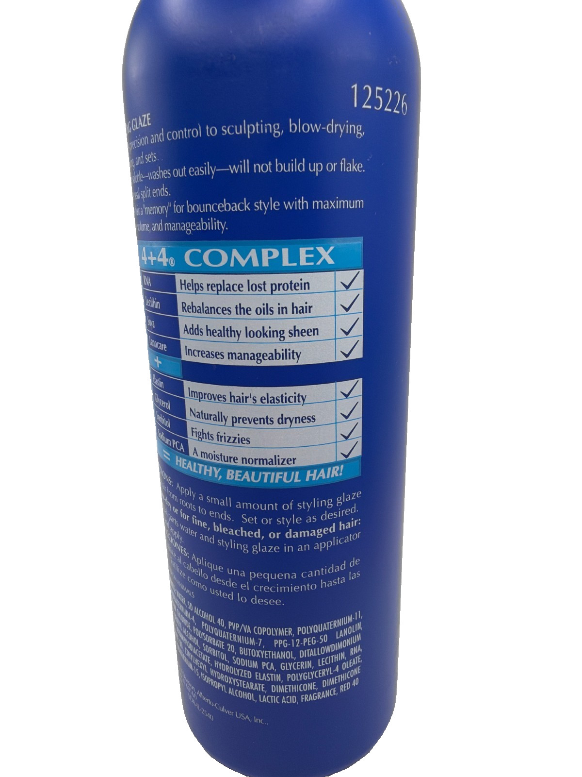 TRESemme 4+4 STYLING GLAZE Super Hold 3 Bottles 20 Fl Oz NOS