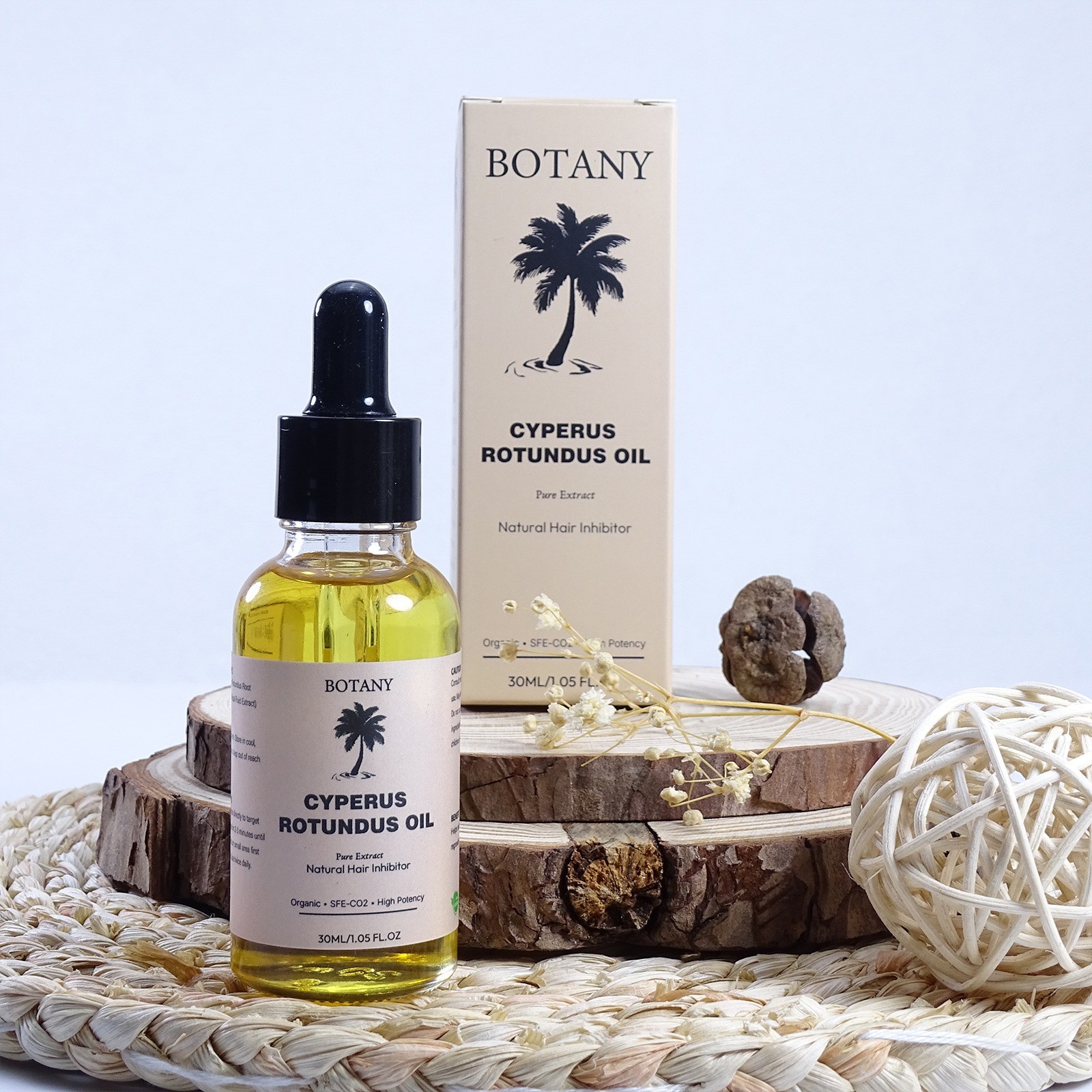 Cyperus Rotundus Oil 30 ml. Hair Inhibitor. Hair Retardant. Hair Removal.