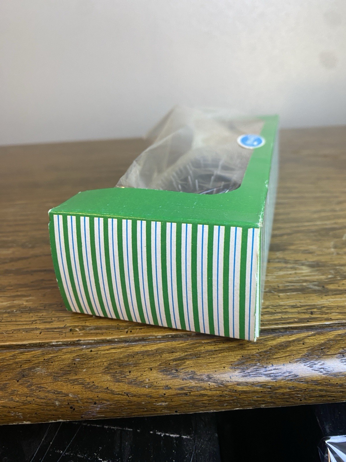 VGT New With Box Spornette #25 Boar Nylon Mirrored Wood Brush Green West Germany
