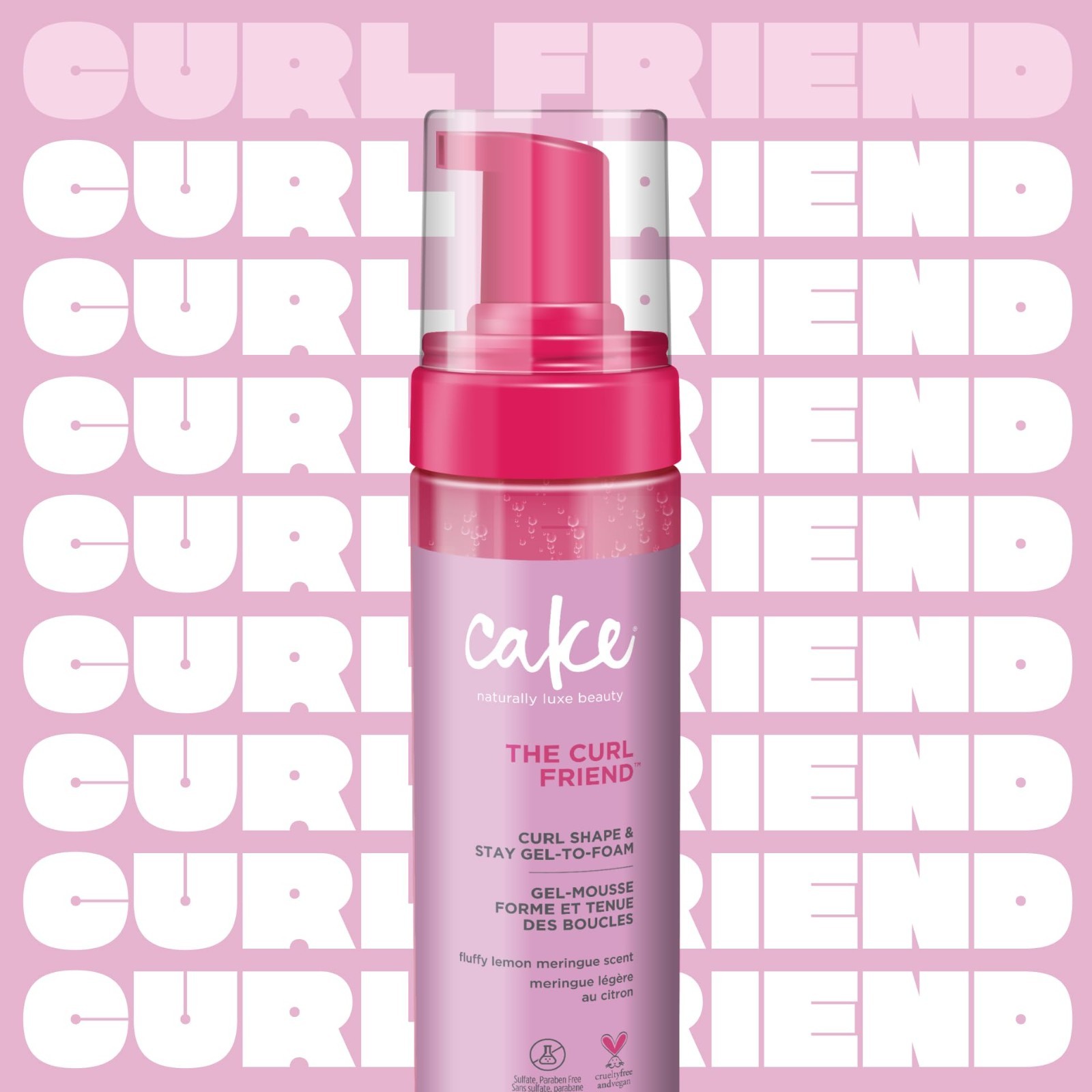 Curl Defining Gel-to-Foam Styler – High Hold, Coconut Oil & Shea Butter – 200 mL