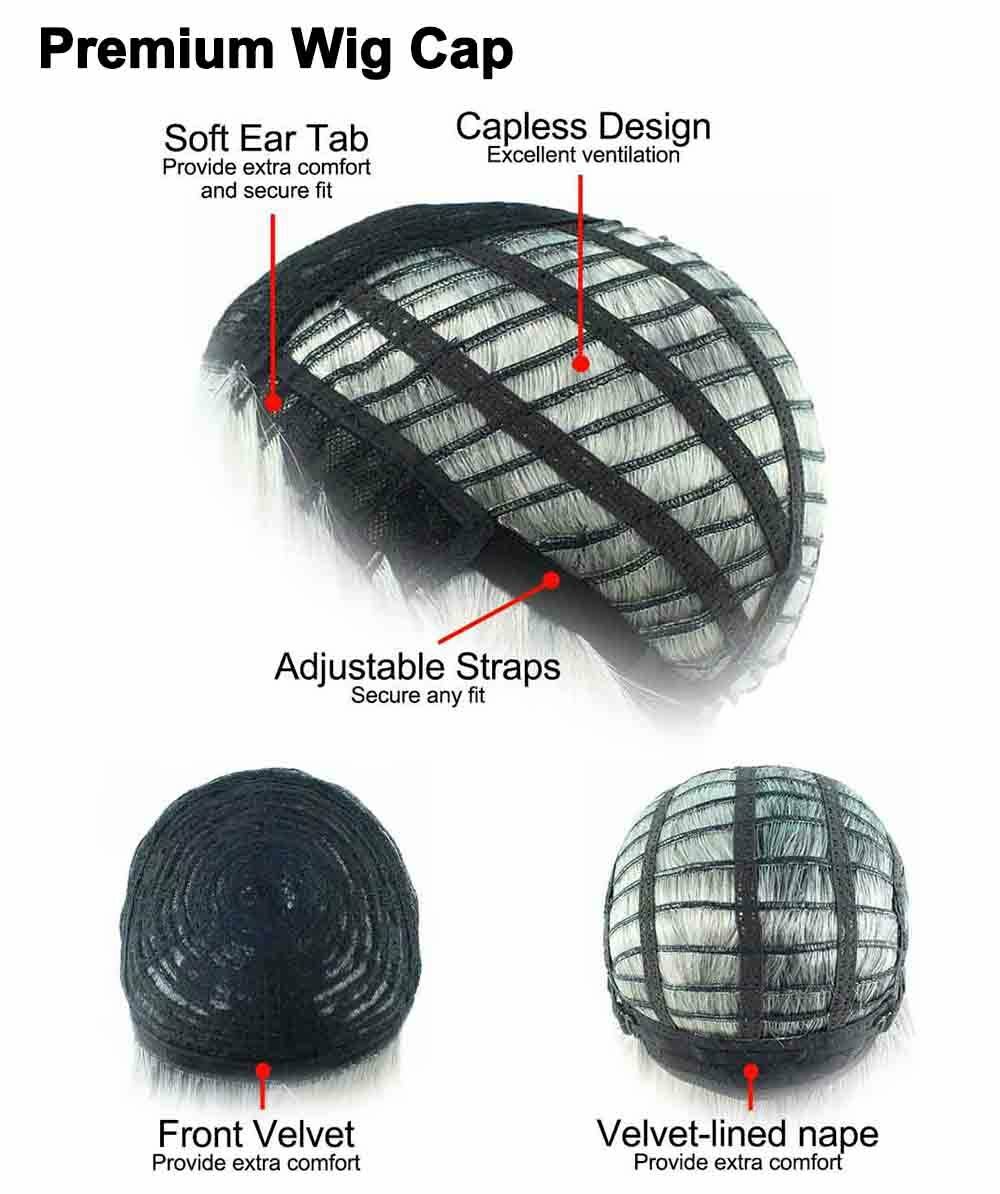 HPO Adult Men’s Swordsman Black Spiky Fantasy Game Wig I Best for Hallow HM-1610