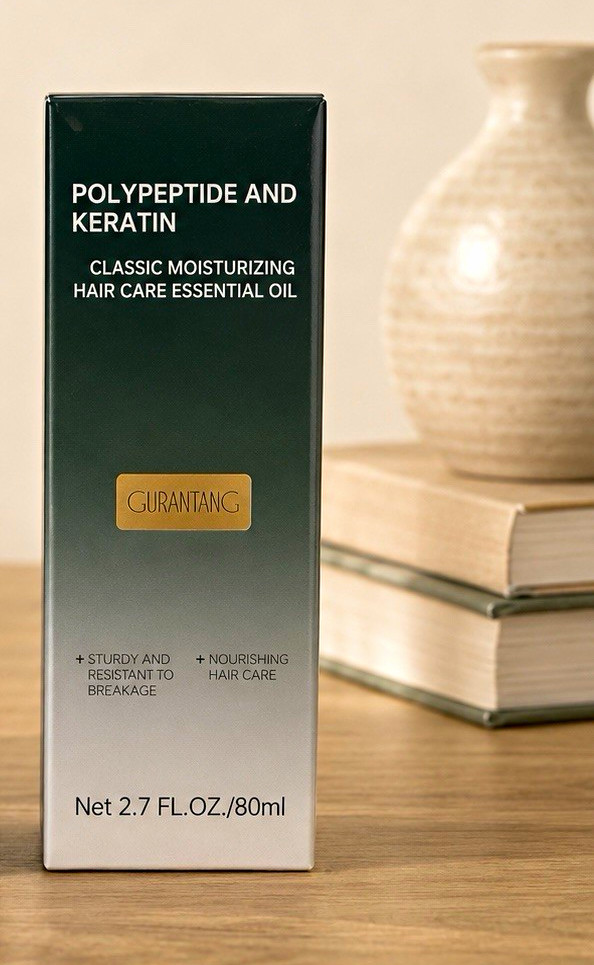 GURANTANG Keratin Polypeptide Hair Essential Oil Moisturizing 2.7 fl oz