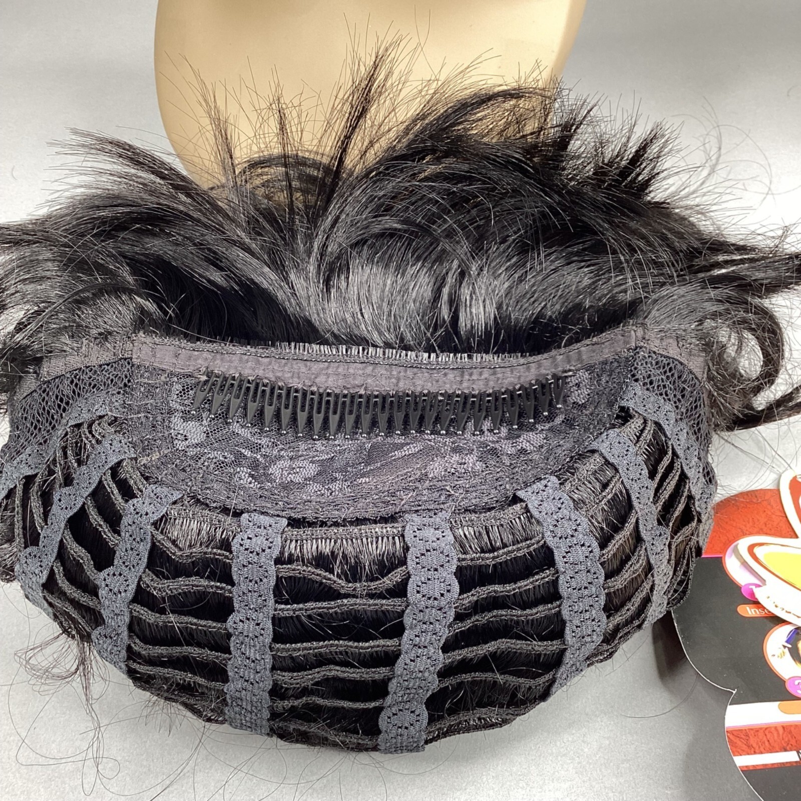 Gamby #1 Jet Black Wig Loose Wave China Bang Classic Cap Synthetic