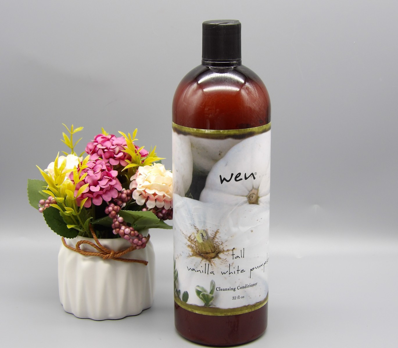 WEN Fall Vanilla White Pumpkin Cleansing Conditioner 32 oz Not Sealed New