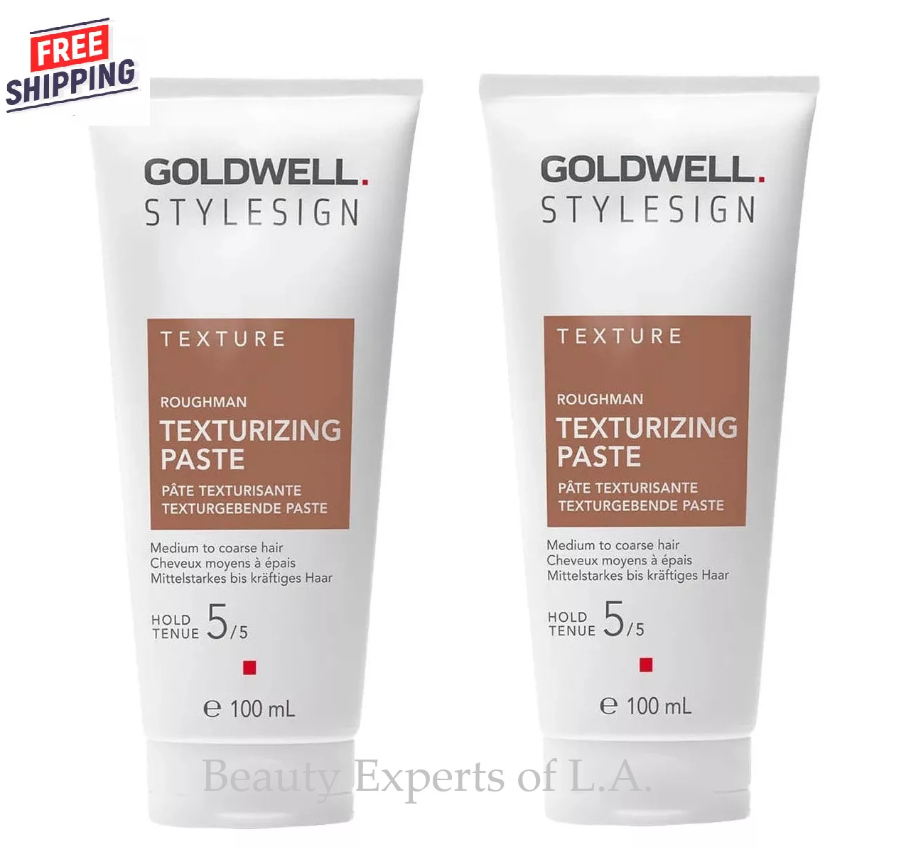2 PACK Goldwell StyleSign Texture Roughman Texturizing Paste 5 – 3.3oz