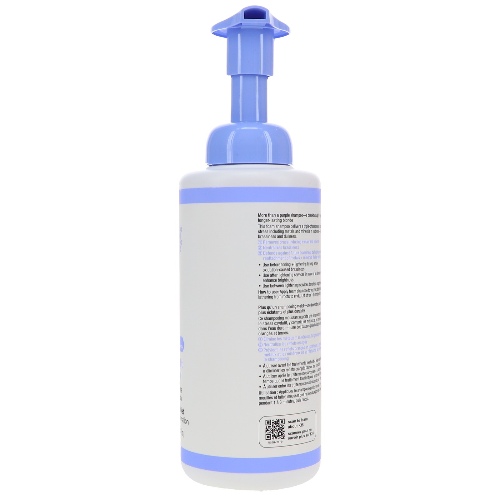 K18 TripleBright Oxidation Defense Purple Shampoo 15 oz