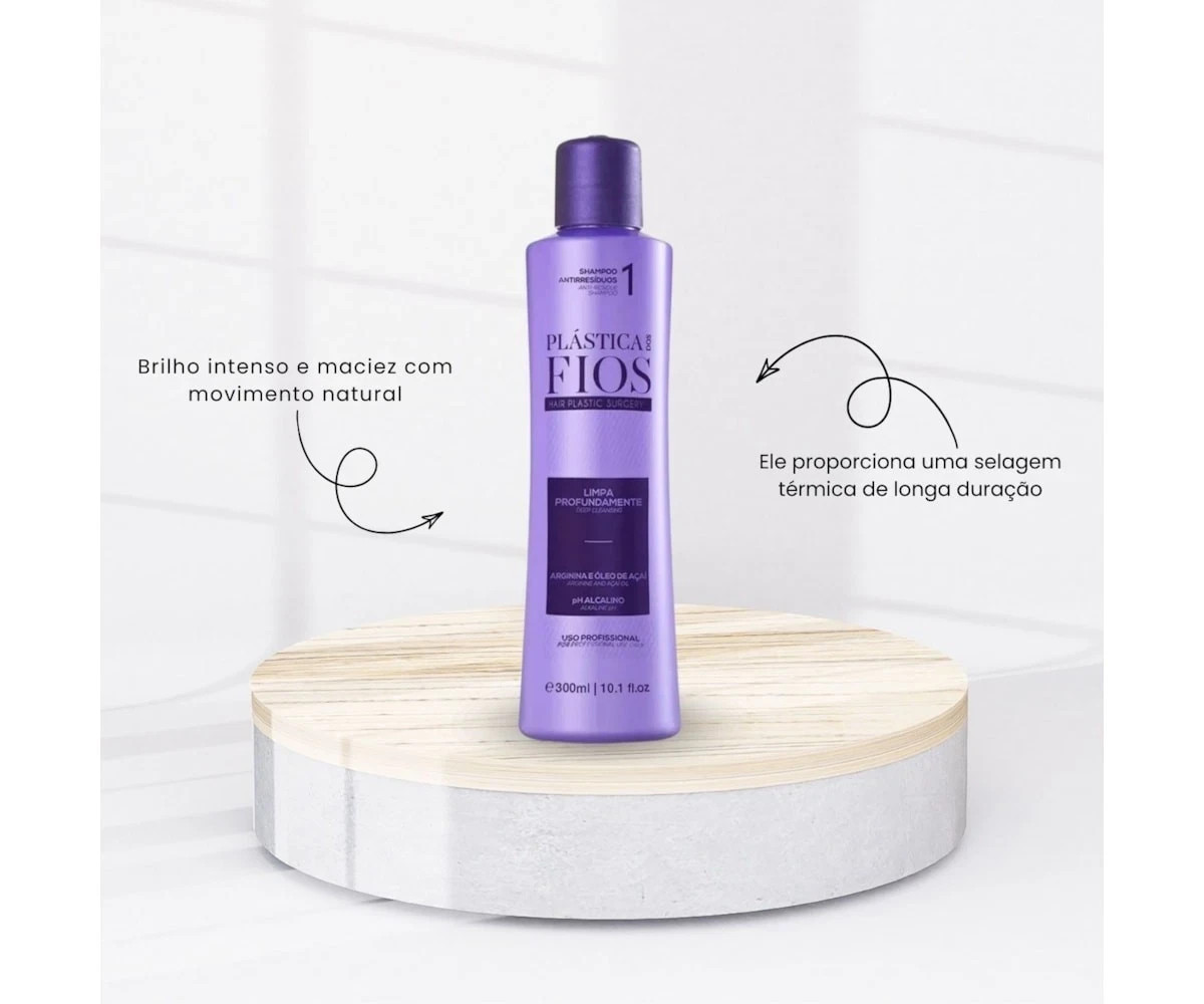 Cadiveu Plastic Wire Thermal Sealing Smart Brush (2 x 300ml+1L)