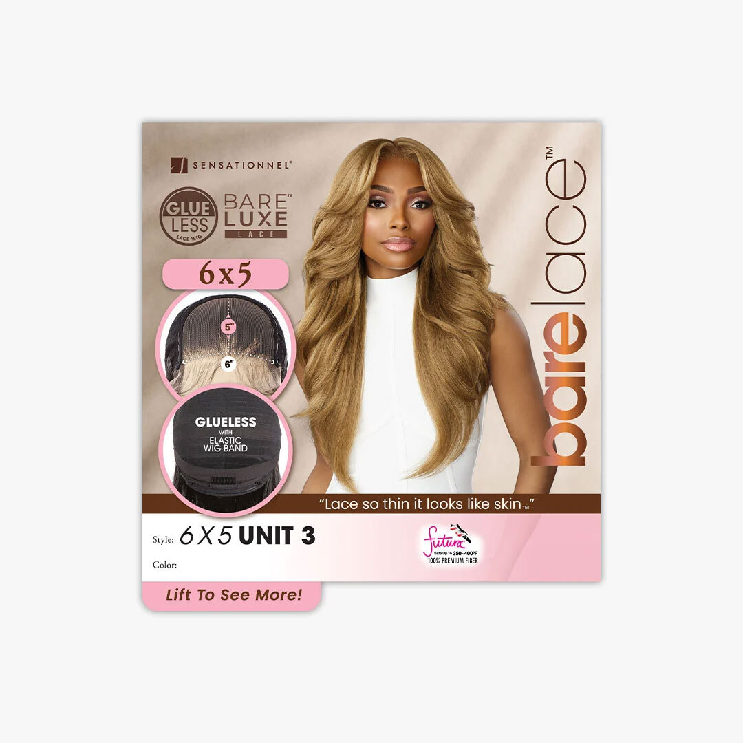 Sensationnel Bare Luxe Lace Glueless Closure Lacewig – 6×5 Unit 3