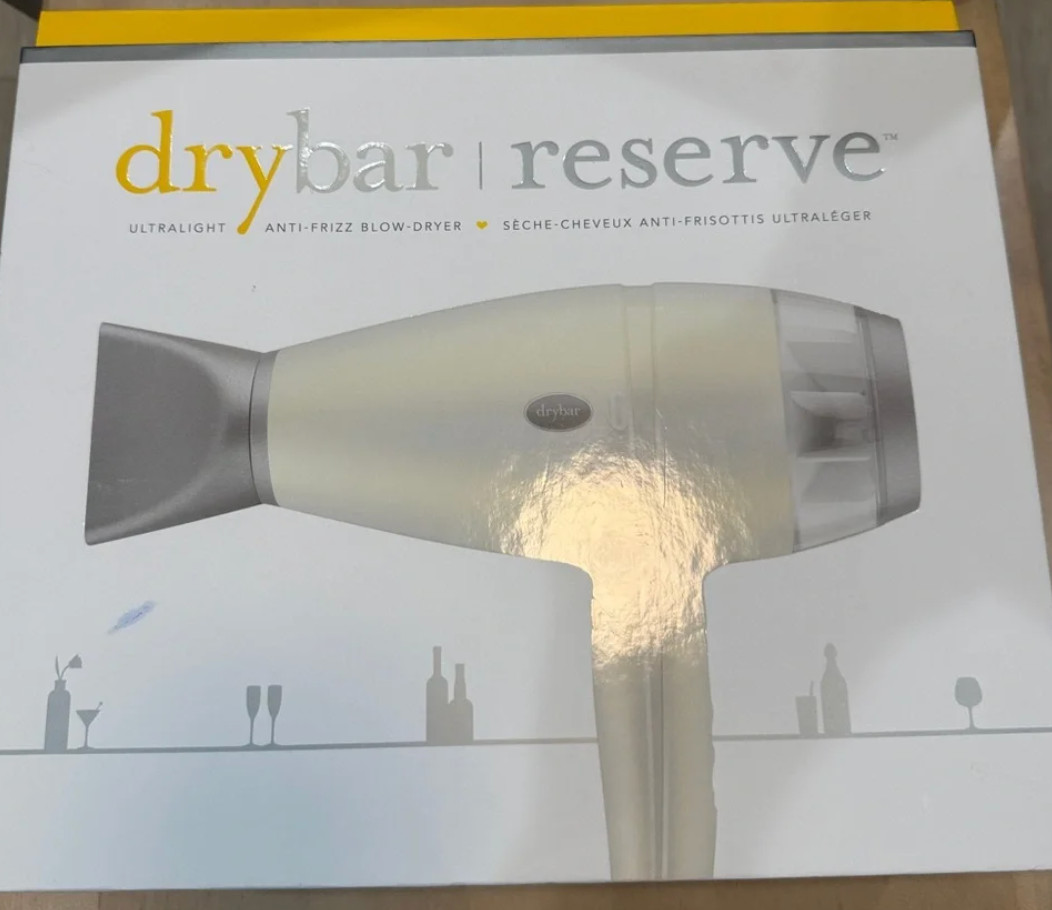 Drybar Reserve 1875W Ultralight Anti-Frizz Blow-Dryer – Sleek White