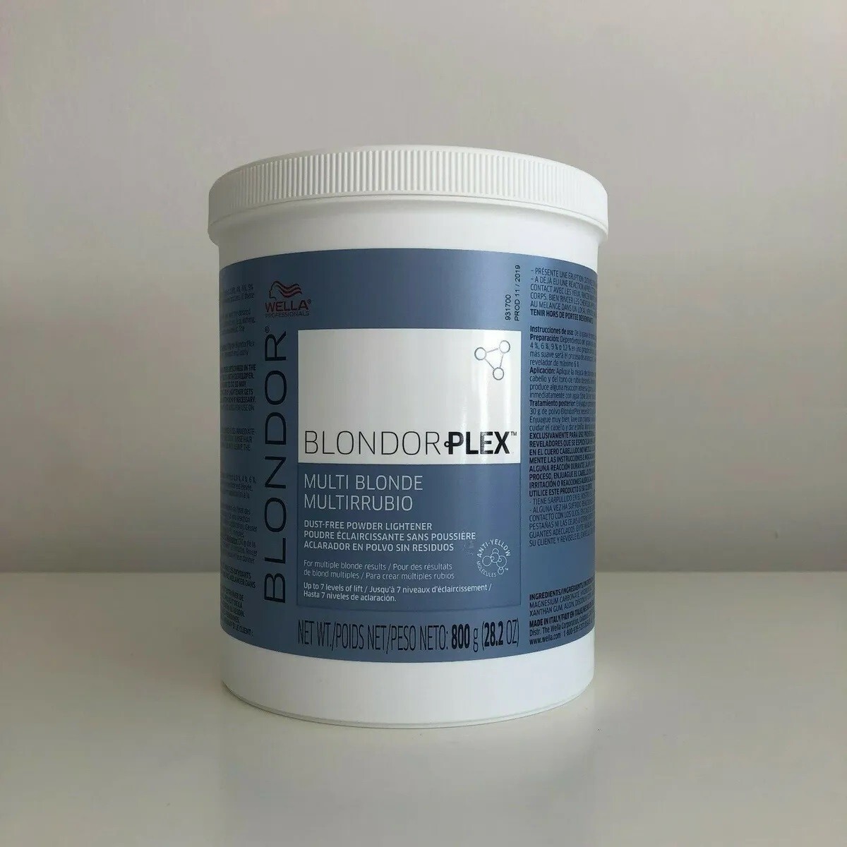 Wella Blondor Plex Multi Blond Powder Lightener, 28.2 oz
