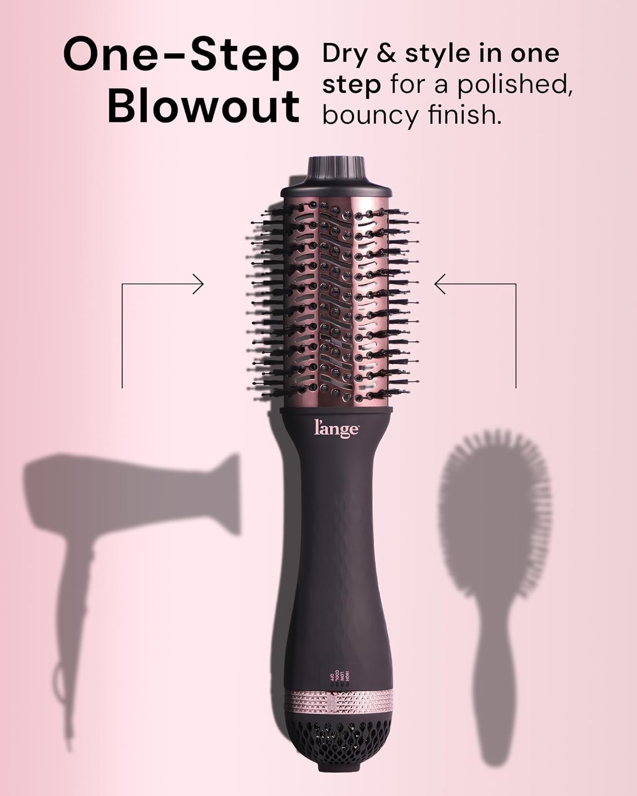 L’ANGE HAIR Le Volume 2-in-1 Titanium Blow Dryer Brush