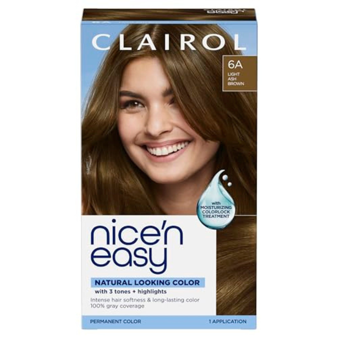 Clairol Nice’n Easy Permanent Hair Dye, All colors Available Pack of 1