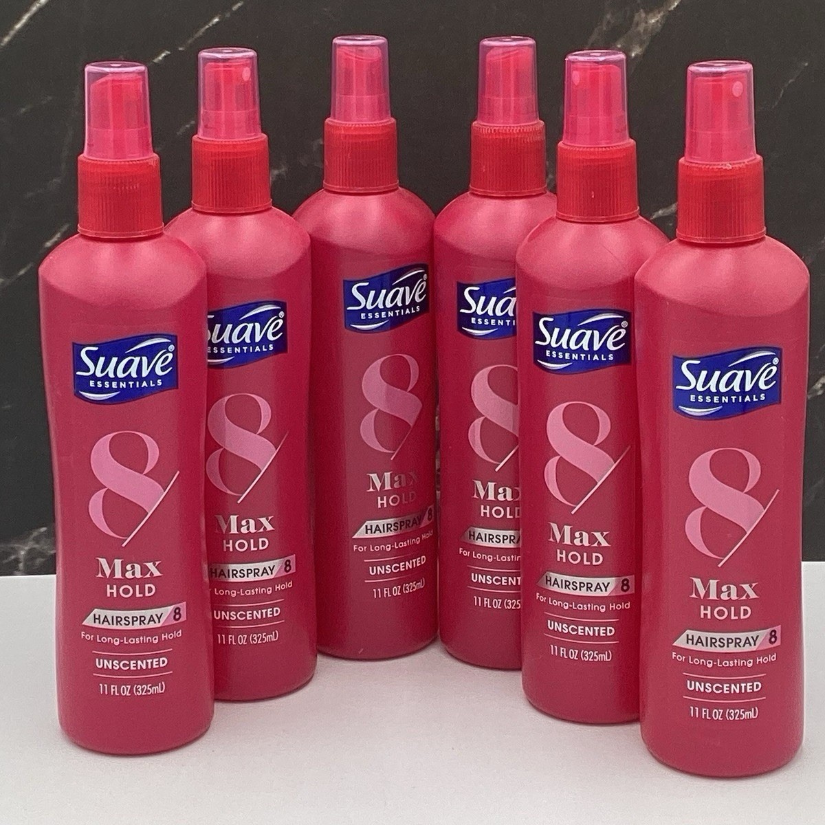 Suave Max Hold Unscented Non Aerosol Hairspray – 11 fl oz – 6 Pack