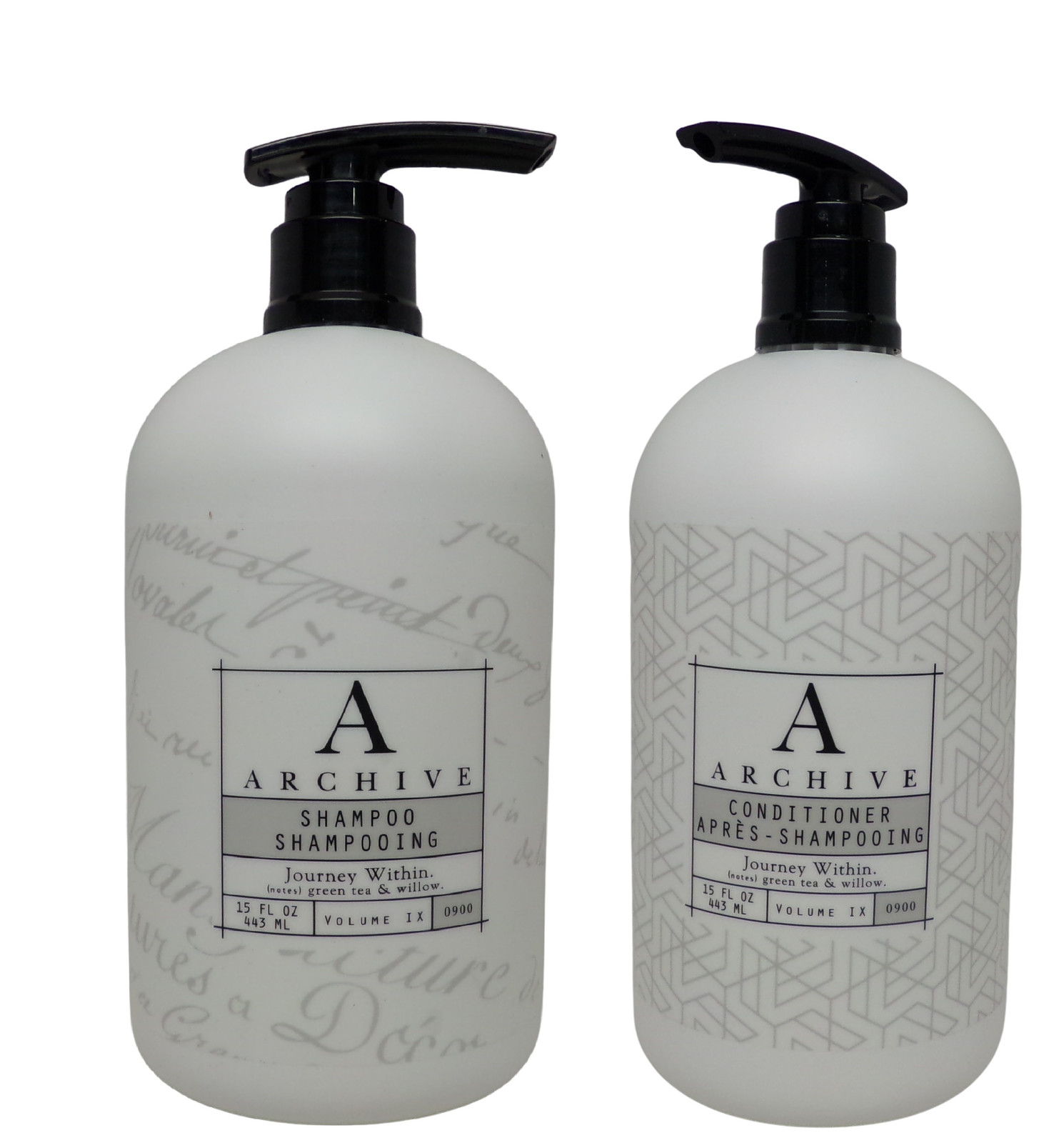 Archive Journey Within Shampoo and Conditioner with Green Tea & Willow (15oz)
