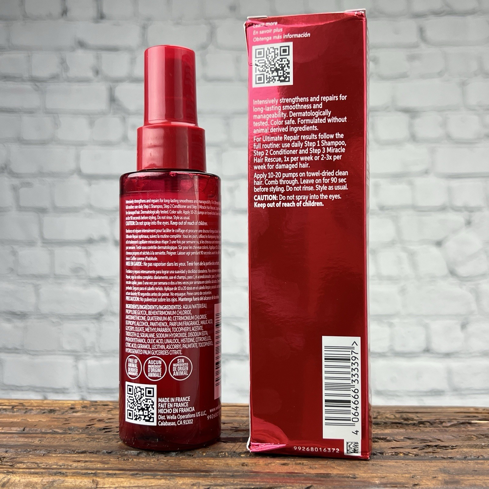 Wella Ultimate Repair Miracle Hair Rescue Repairs In 90 Seconds 3.2 Fl Oz