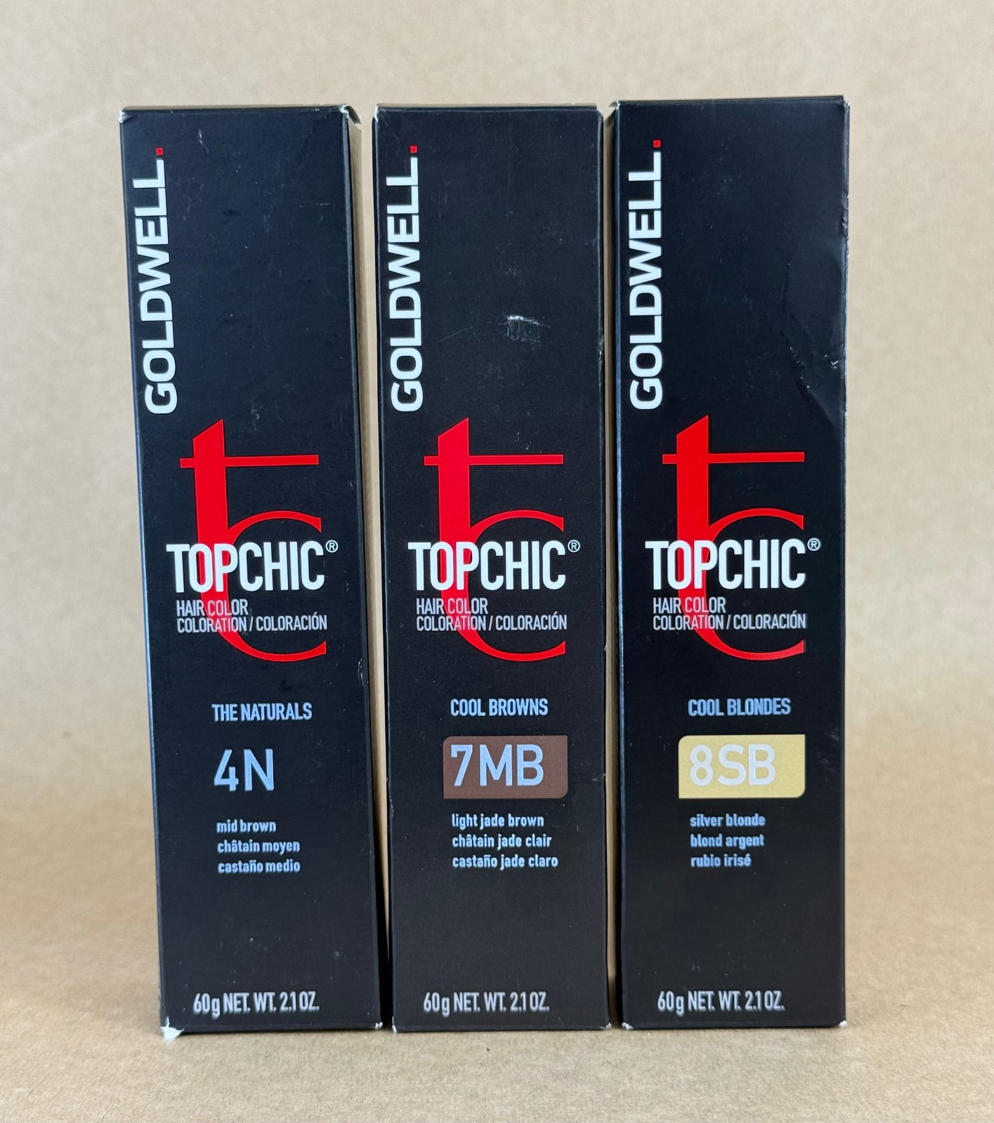 Goldwell Topchic Permanent Hair Color 2.1 oz (No Seal On Tube)