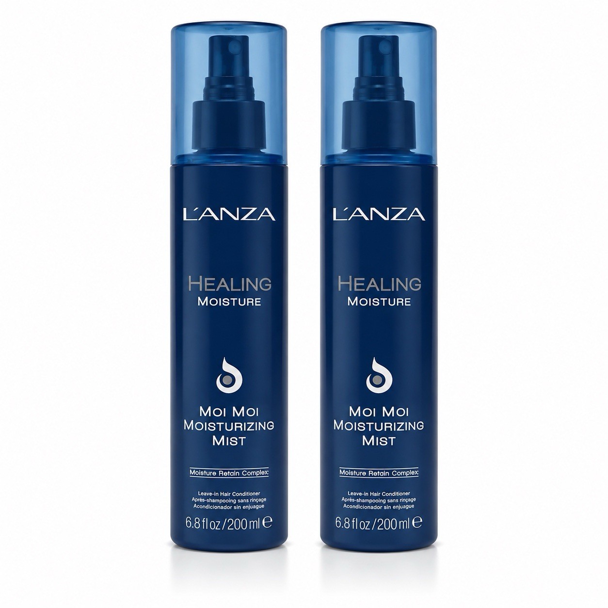L’ANZA Healing Moisture Moi Moi Moisturizing Mist 6.8 fl oz 200ml Duo Pack