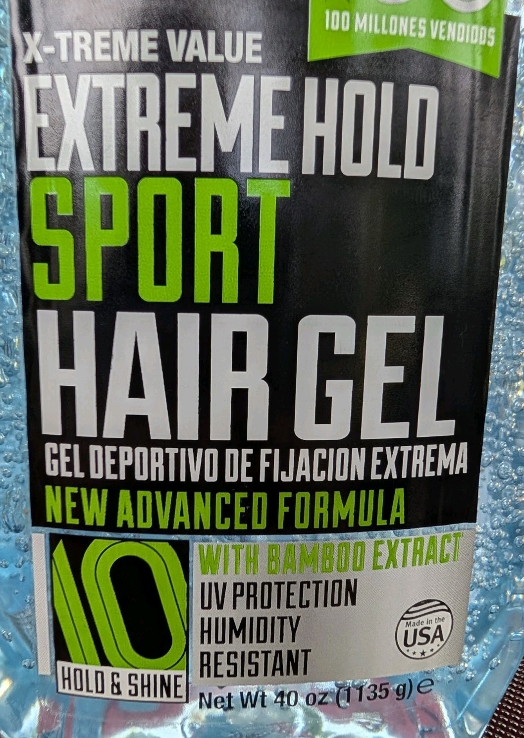 Vital Care Extreme Hold Sport Hair Gel 40oz Level 10 – New (4 available)