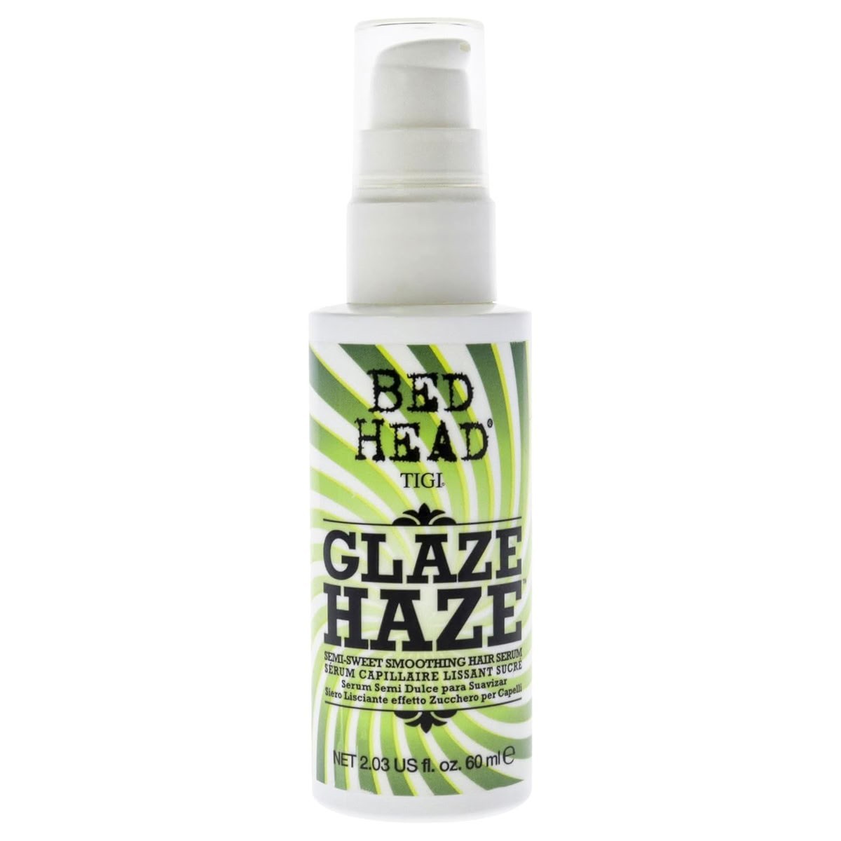 Bed Head Glaze Haze Semi-Sweet Smoothing Hair Serum by TIGI Unisex – 2.03 oz
