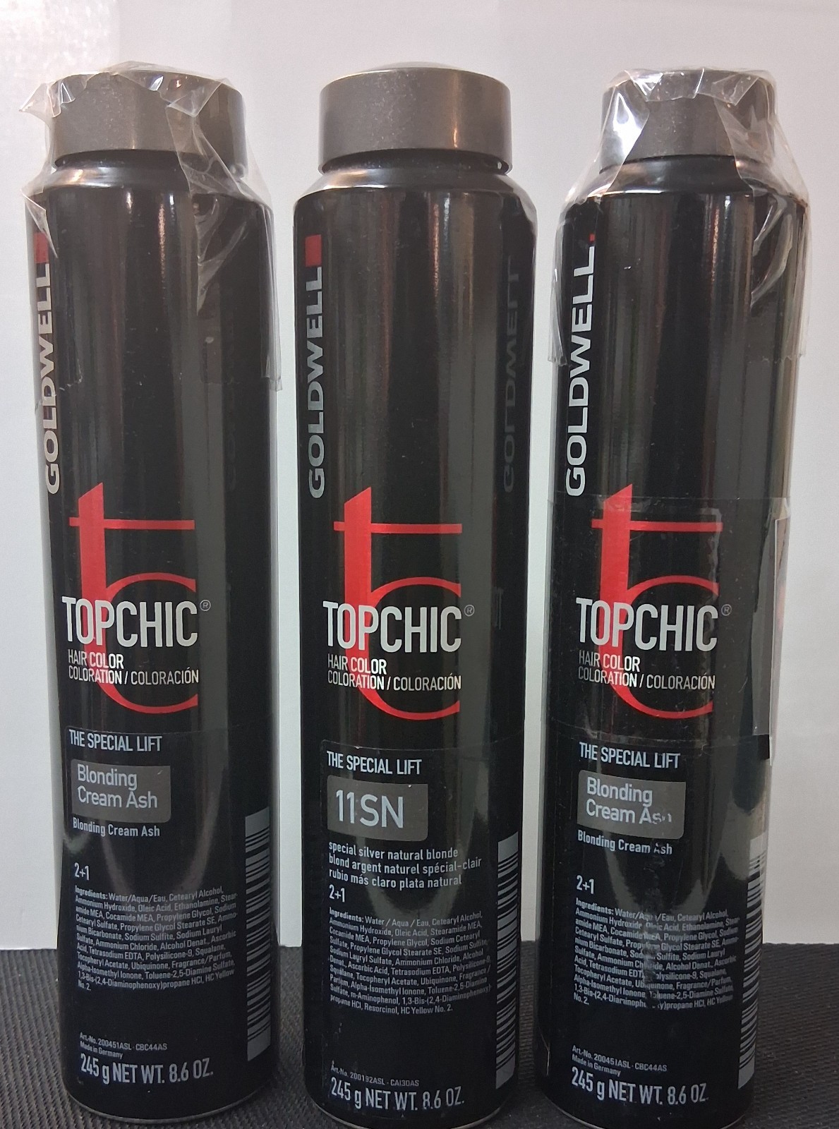 GOLDWELL TOPCHIC PERMANENT HAIR COLOR SPECIAL OR HIGH LIFT COLOR 8.6 oz.