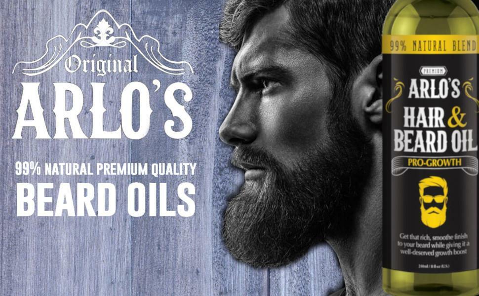 Arlo’s Pro-Growth Hair and Beard Oil 8 oz.