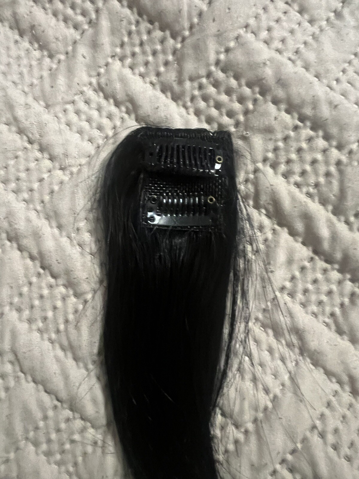 3 Clip In Hair Extensions 13” – Black