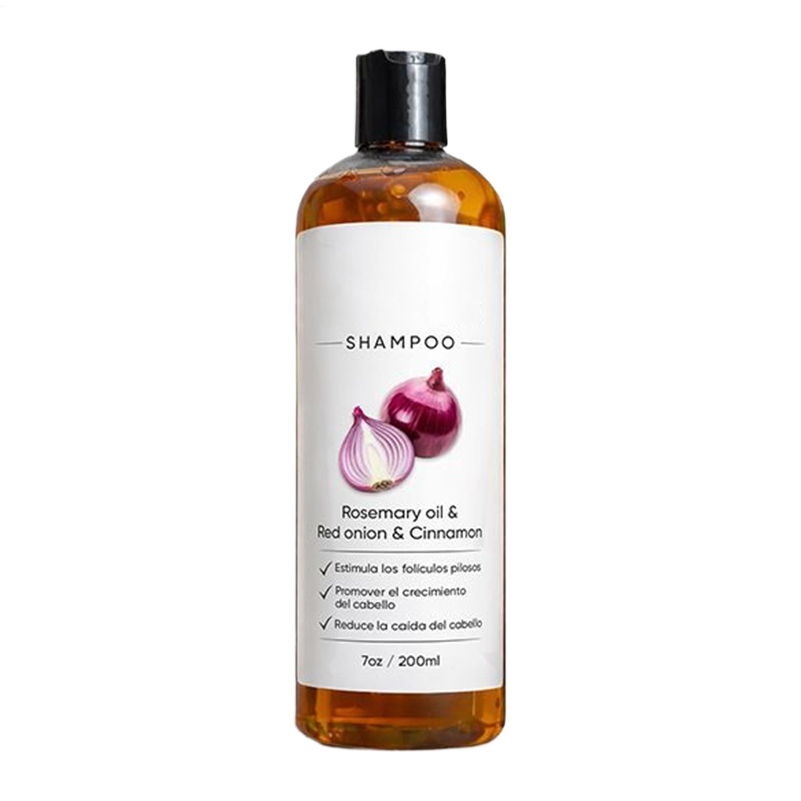 EXCALVO Shampoo 200ml With Rosemary Oil,Red Onion,Cinnamon, Prevent Hair Loss US