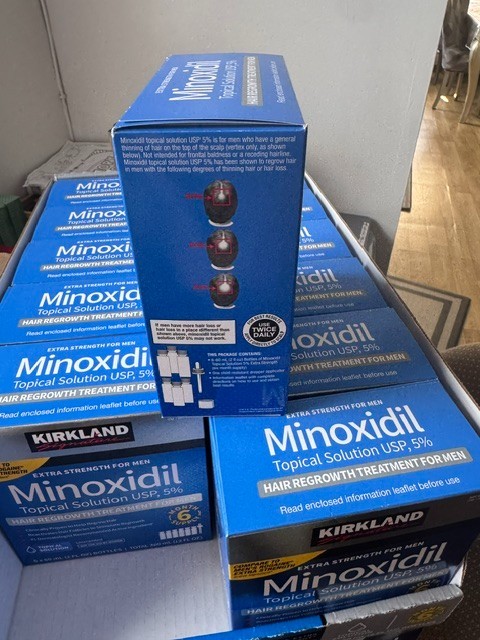Kirkland Signature Minoxidil 5% Hair Regrowth Treatment for Men -12oz (12 boxes)