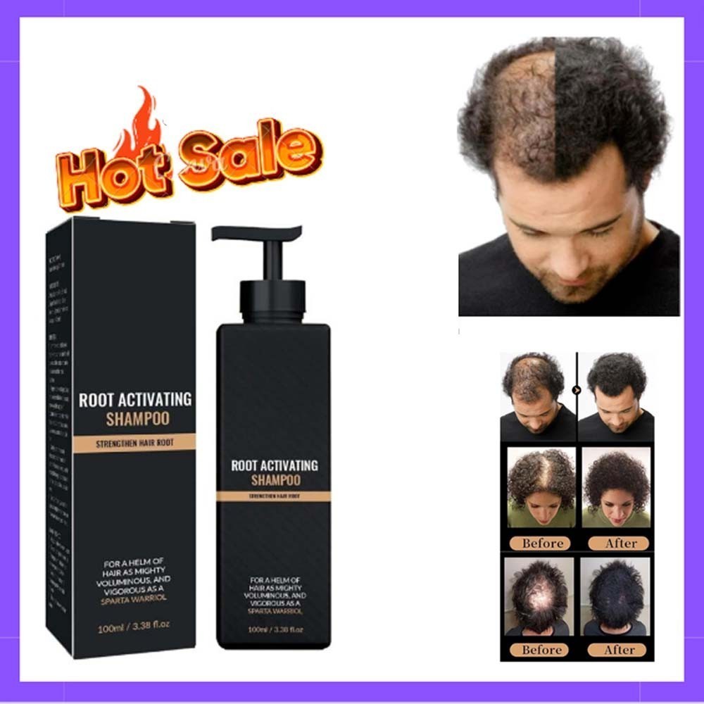 2-4X Hair Growth Shampoo Hair Regrowth Anti-Hair Loss Shampoo For Adult US STOCK