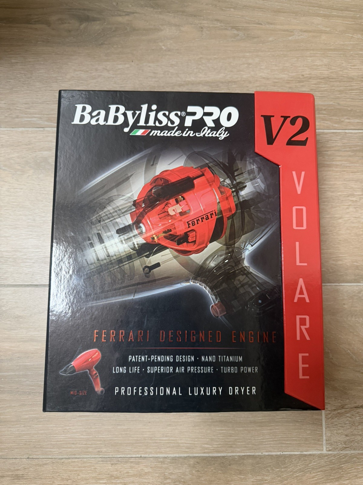 BaByliss PRO V2 – Volare – Made in Italy- Professional Luxury Dryer – New