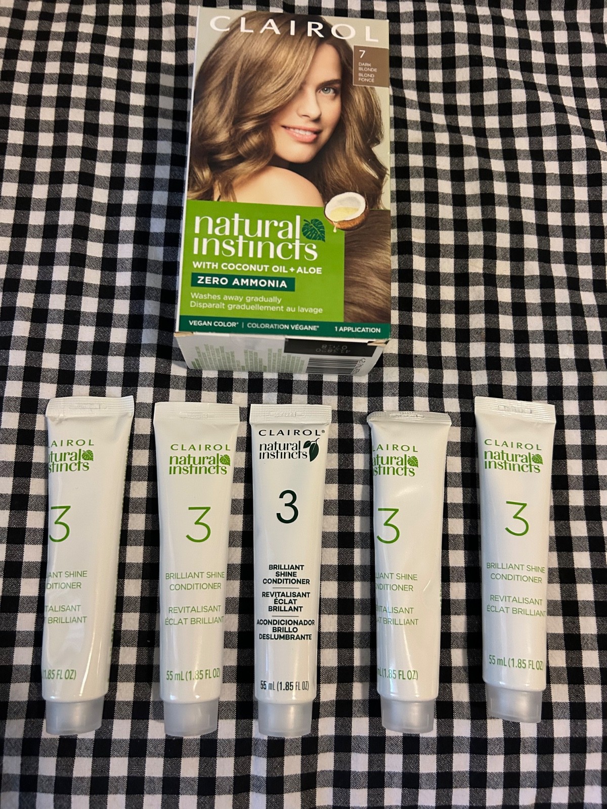 5 Pk Clairol Natural Instincts Brilliant Shine Conditioner (Only) NEW!