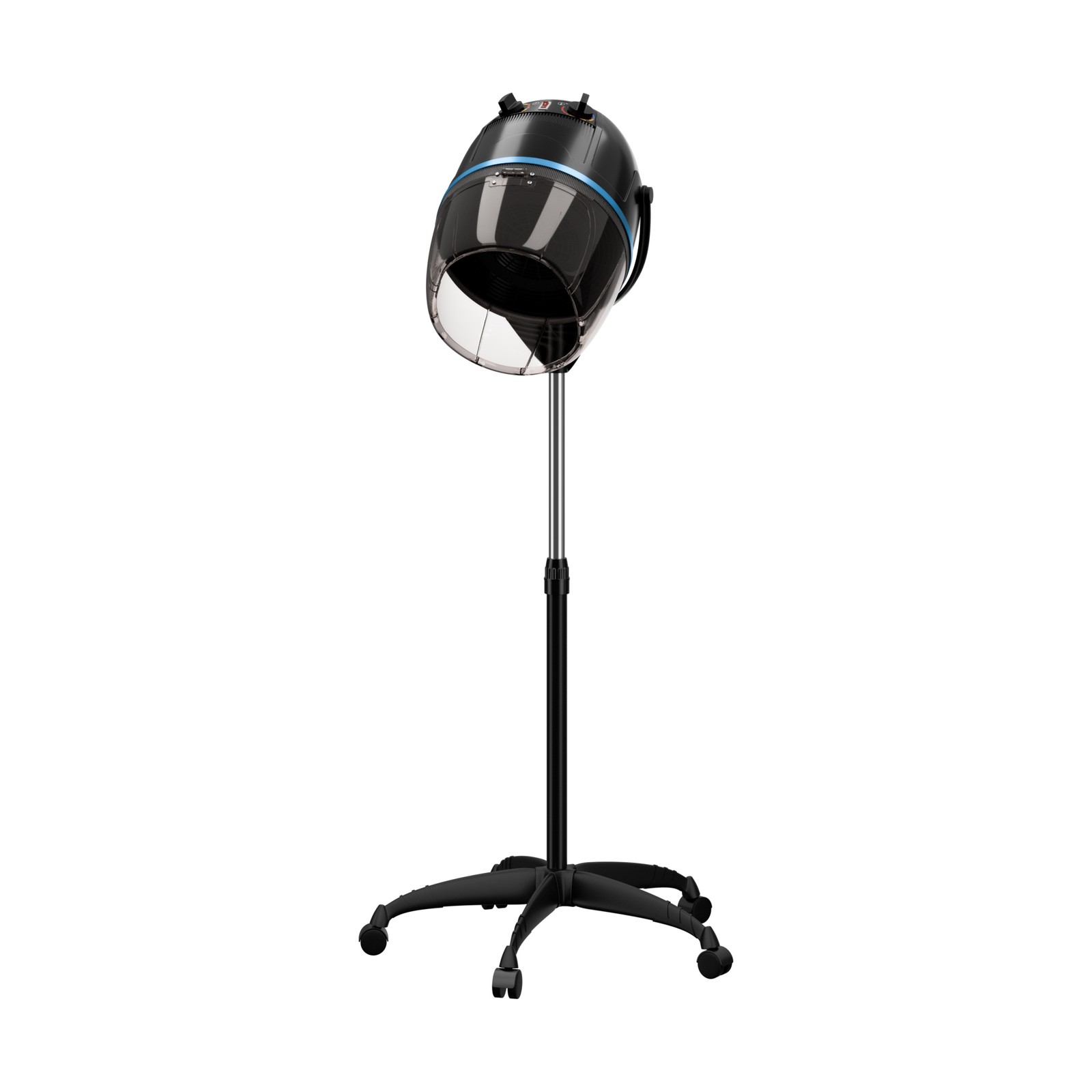 Professional Hairdryer Adjustable Hooded Stand Up Bonnet Hair Dryer with Wheels