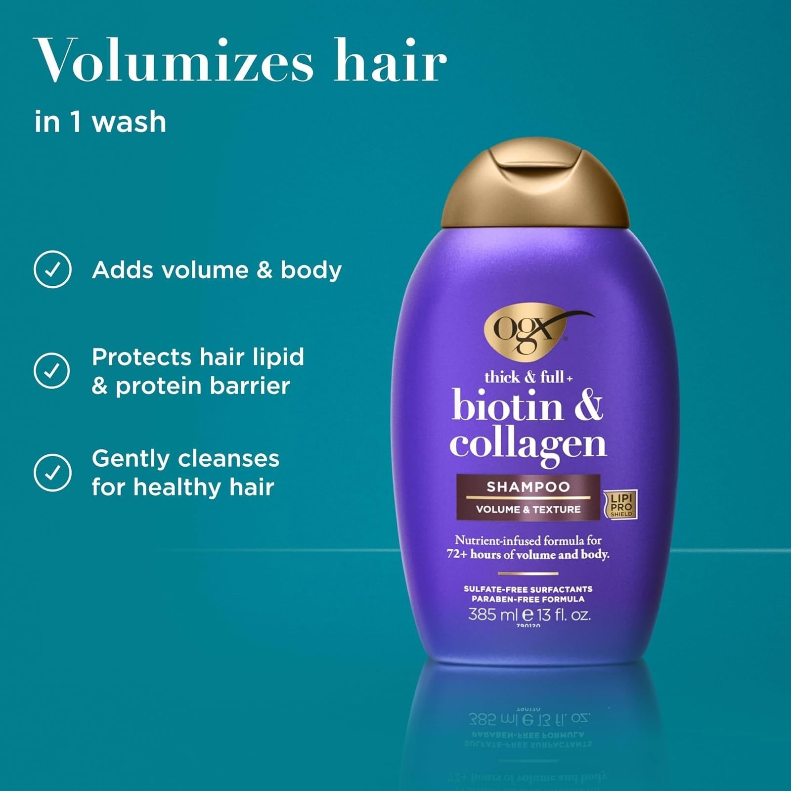 OGX Thick & Full Biotin & Collagen Volumizing Shampoo 13 fl oz