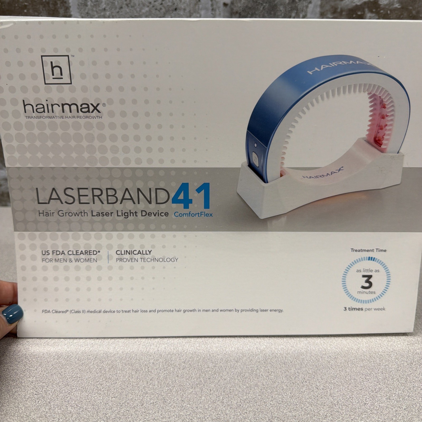 Hairmax Laserband 41 ComfortFlex Laser Hair Growth System (Open Box)