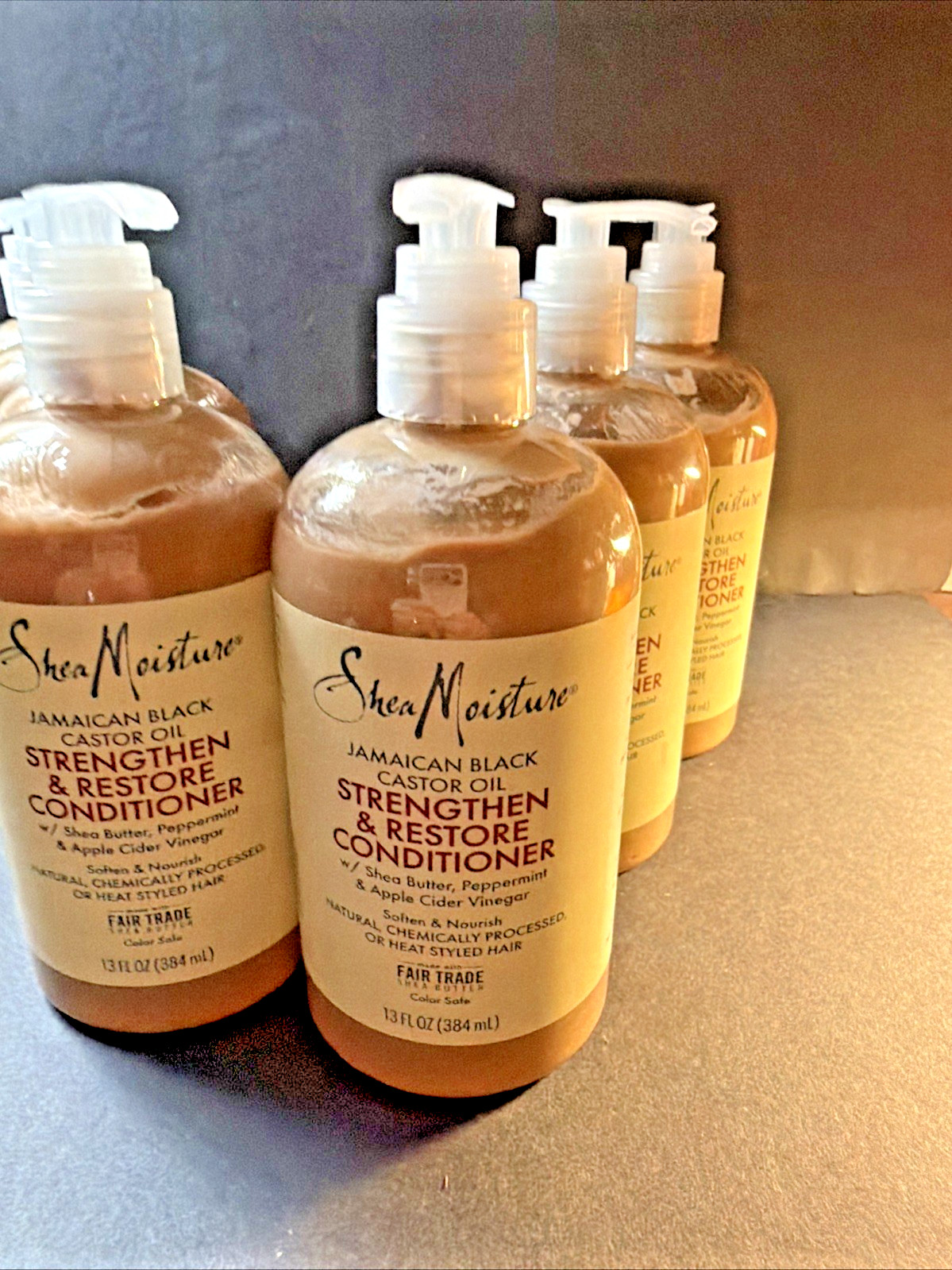 LOT(11) SHEA MOISTURE JAMAICAN BLACK CASTOR OIL SHAMPOO & CONDITIONER 13 FL OZ