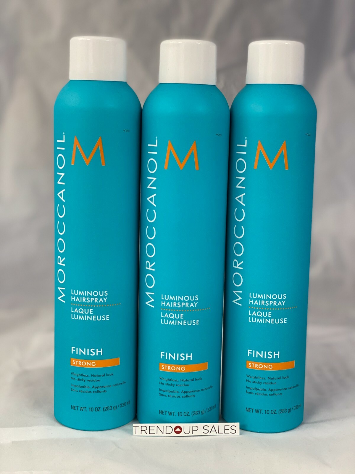 MoroccanOil Luminous Hairspray STRONG Hold 10 oz – PACK OF 3 GUARANTEED!