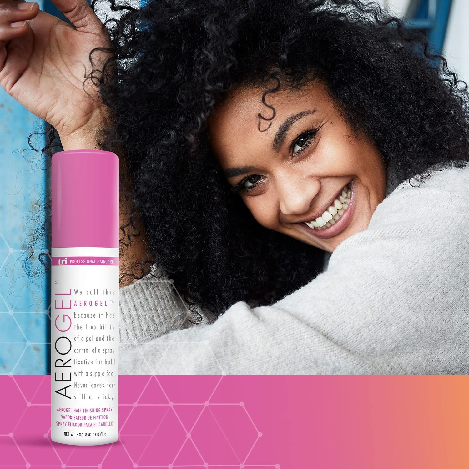 Strong Hold Volumizing Hair Spray 3 oz – Flexible Control, Non-Sticky Mist for A