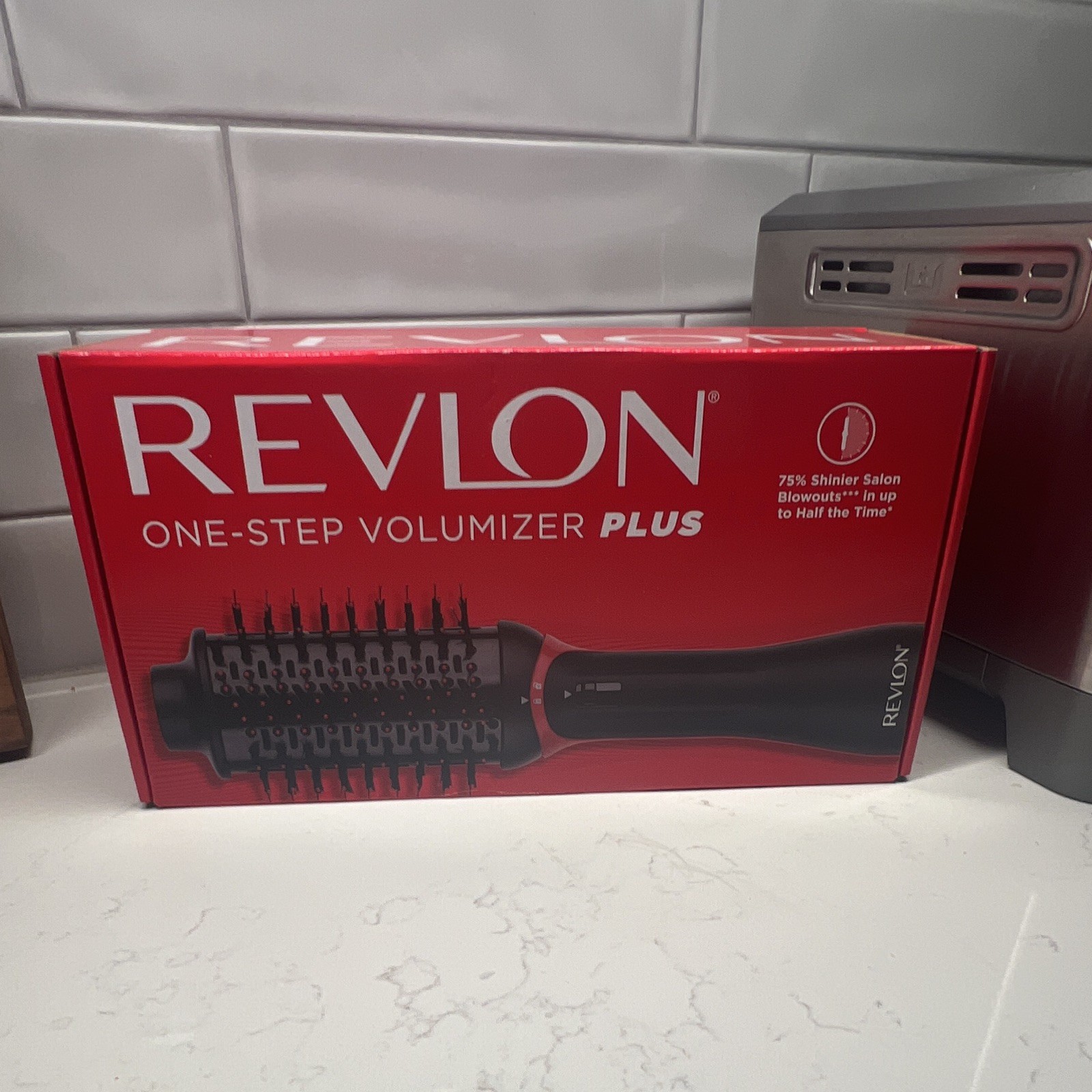 Revlon One-Step Volumizer Plus 1100W Hair Dryer Brush 2.4in Black RVDR5298