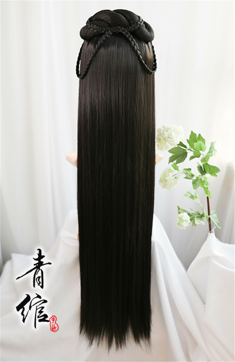 Hanfu Prop Girl Gift Chinese Ancient Custom Hair Wig Traditional Hairpiece