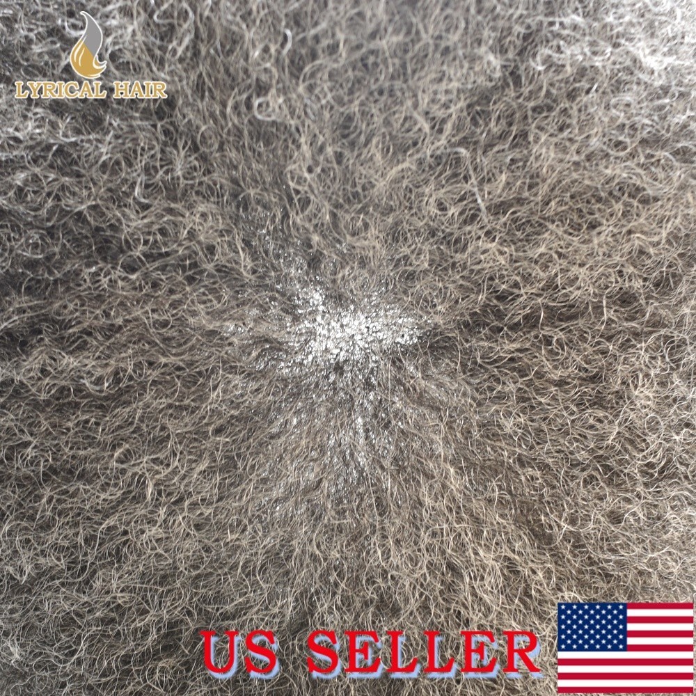 Lyrical Hair Unit For Black Men Full Lace Afro Toupee For Men Human Hair Piece