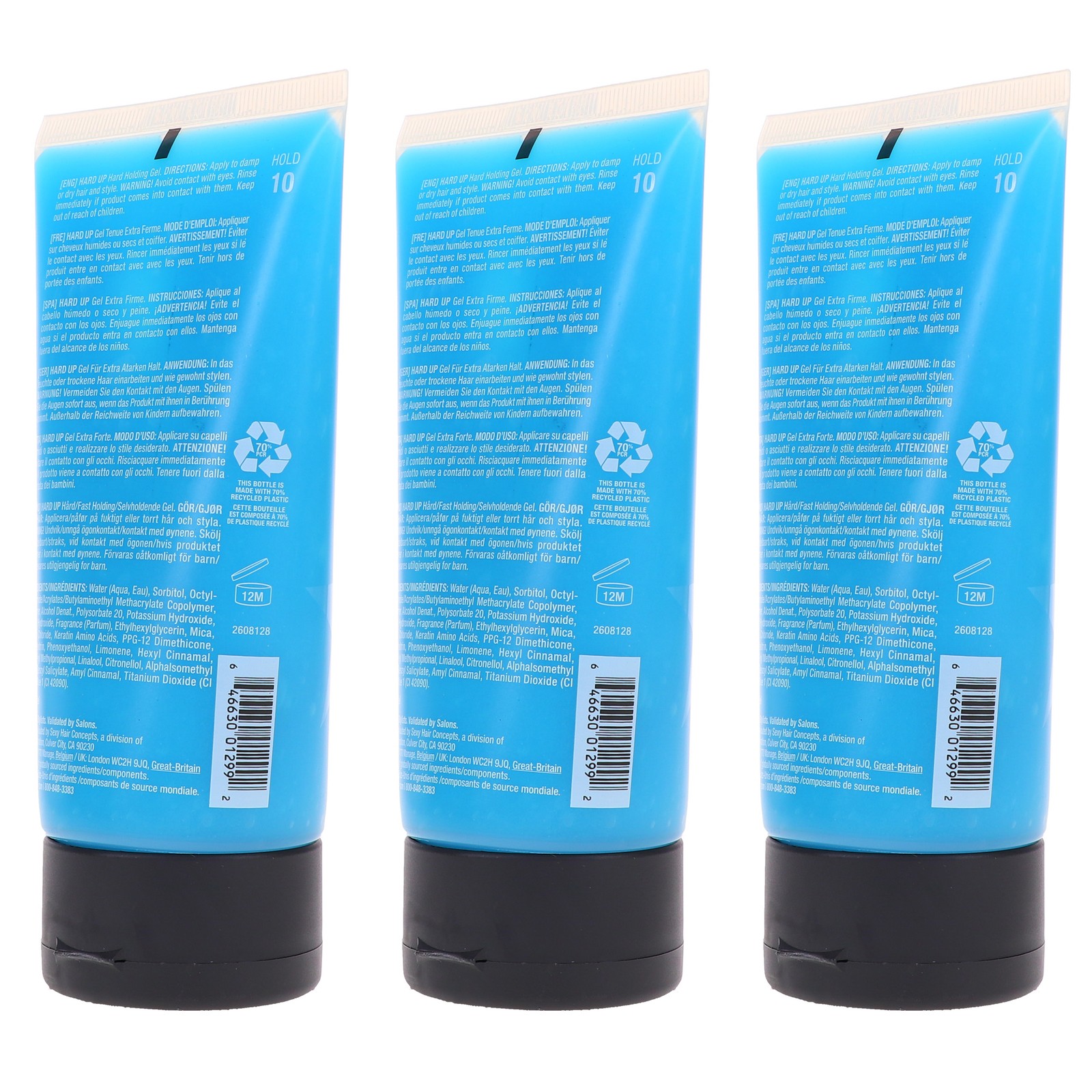 Sexy Hair Style Sexy Hair Hard Up Hard Holding Gel 5.1 oz 3 Pack