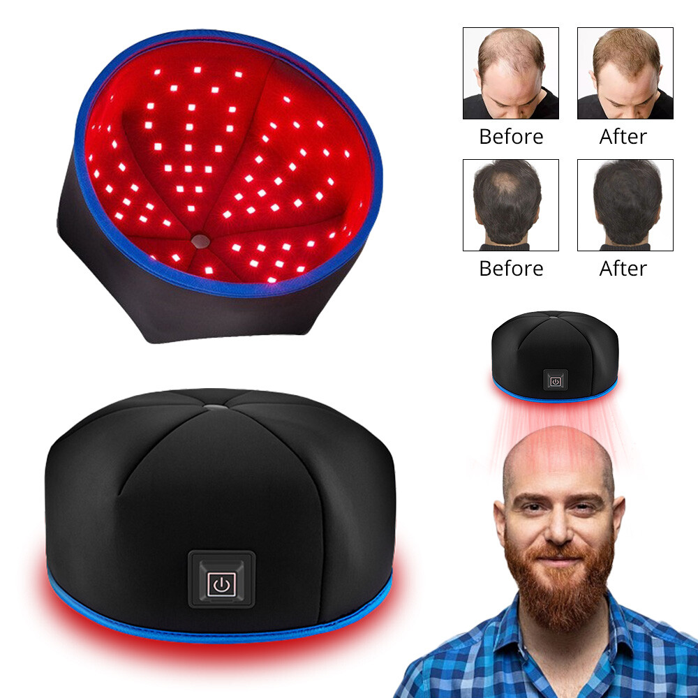 Red Light Therapy Hat 660nm & 850nm Hair Loss Treatment Cap Hair Growth Regrowth