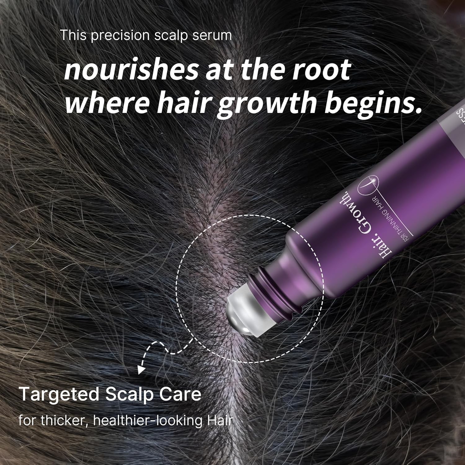 Hair Thickening Serum Helps Reduce Hair Loss Hair Growth Serum Roll On