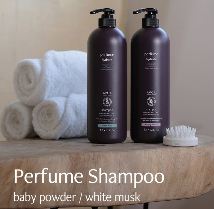 AVCA Perfume Shampoo 1000ml #Baby Powder Korean Seller Korean Cosmetics NEW