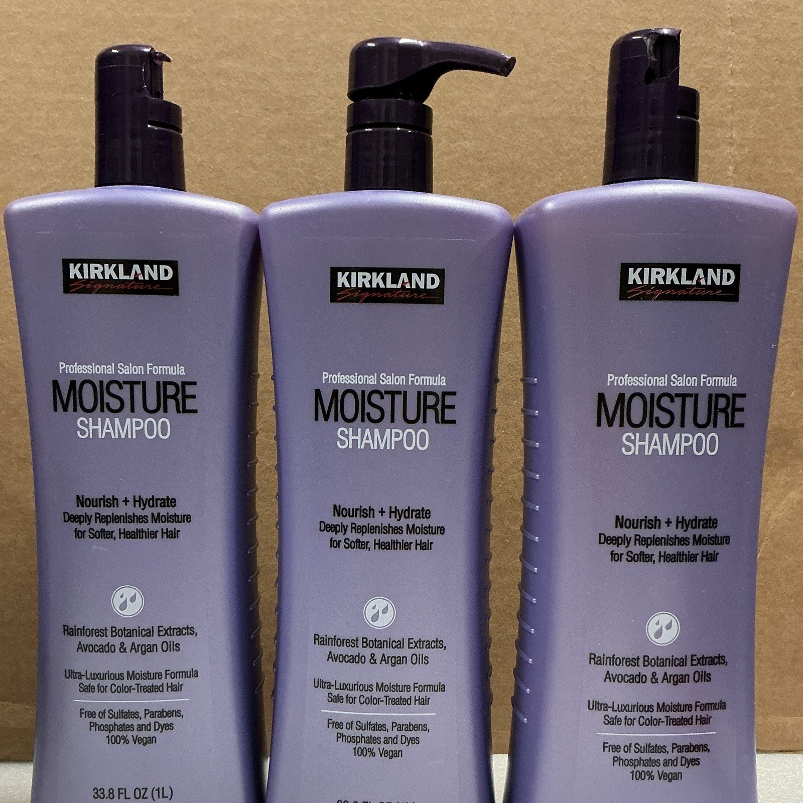 Kirkland Signature Professional Salon Formula Moisture Shampoo Vegan 33.8 fl oz