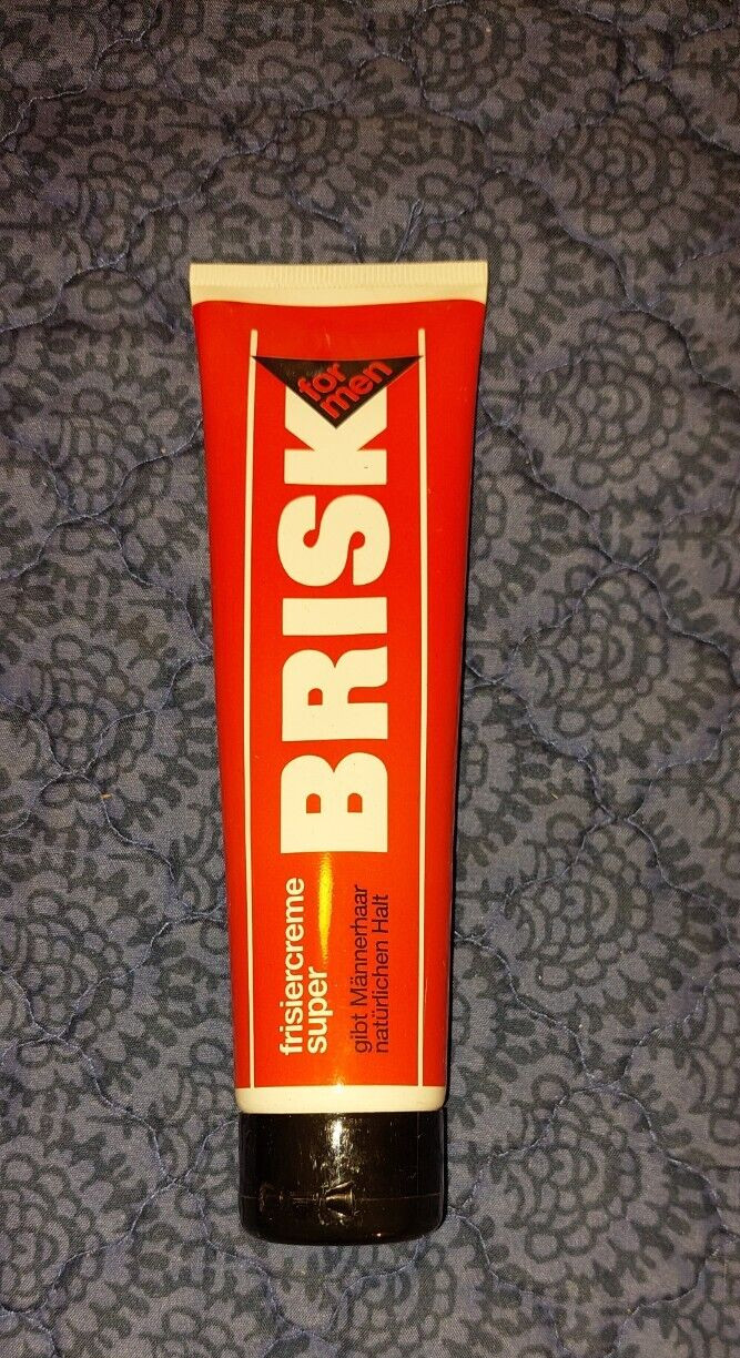 Brisk Super Hair Cream 3.4oz Styling for Real Men Made in Germany